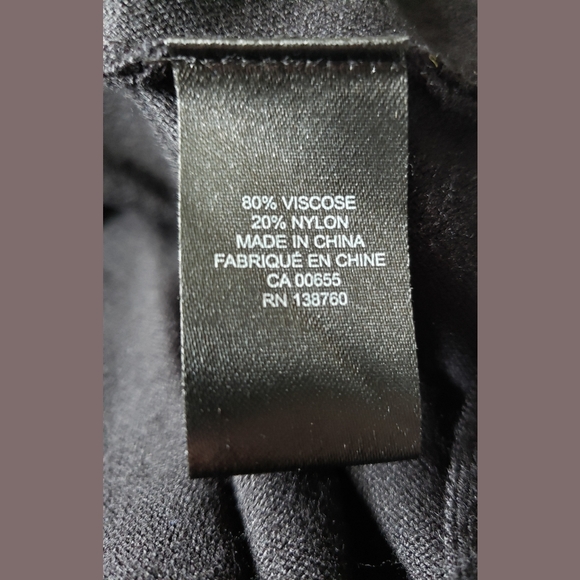 RW&Co Black Sweater Dress With Pink Details NWT - Picture 8 of 9